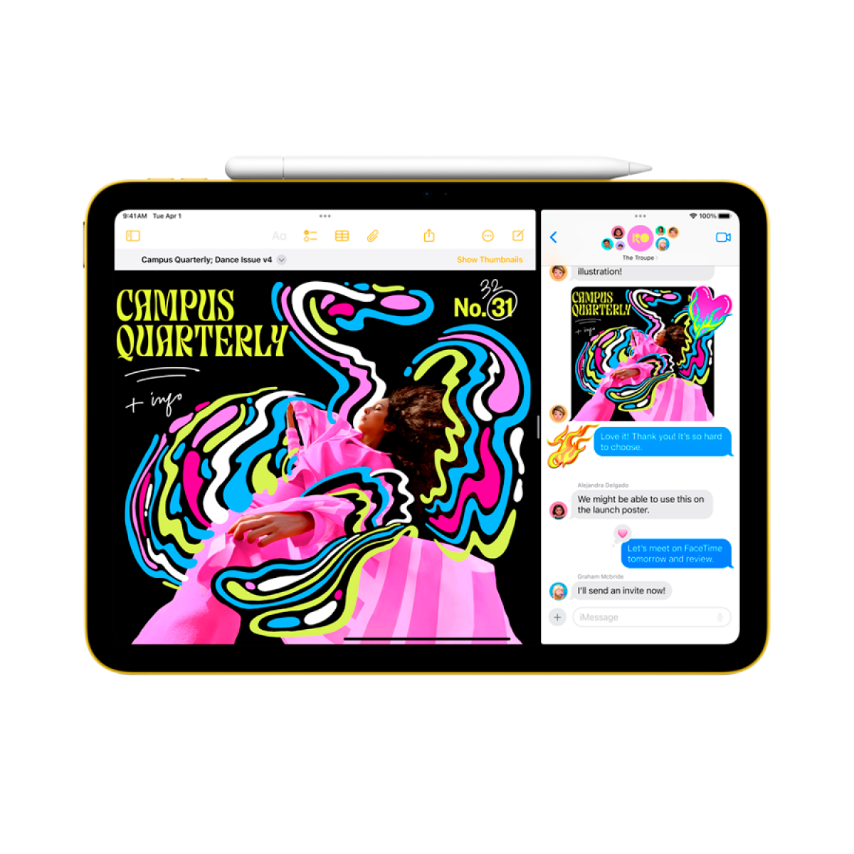 Tablet iPad A16 128 GB APPLE rosa