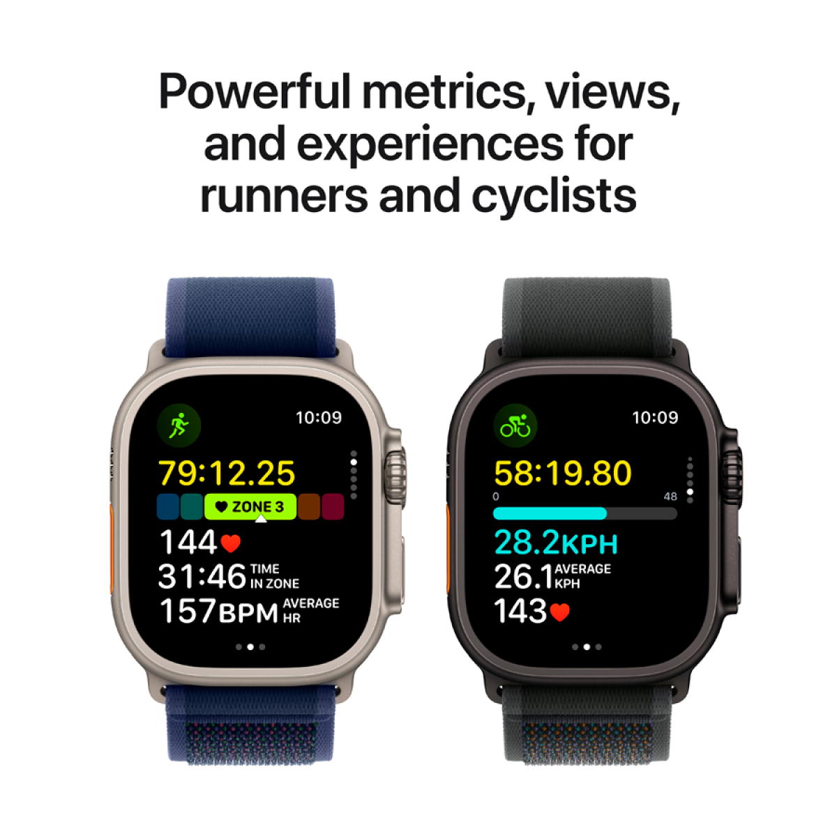 Apple Watch Ultra 2 Titangehäuse mit Milanaise-Armband in Schwarz