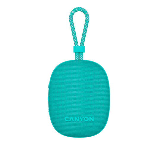 Głośnik Bluetooth przenośny 5W IPX7 TWS Canyon OnMove 12 miętowy