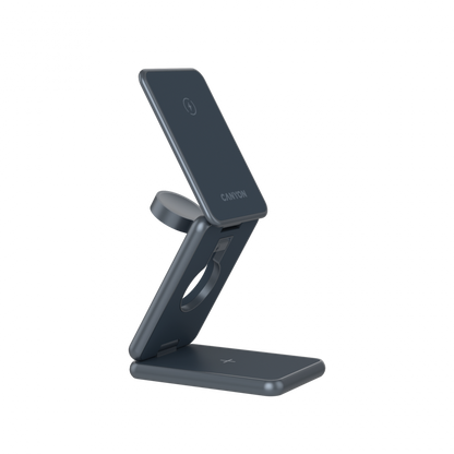 Ładowarka bezprzewodowa 15W 3w1 składana Canyon OnCharge 309 czarna