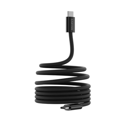 Kabel magnetyczny OnWire 60MG USB-C - USB-C 60W 1m Canyon 60MG czarny