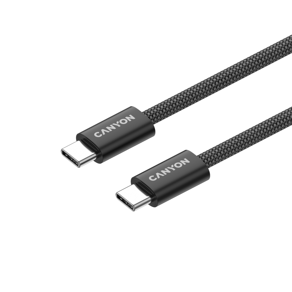 Kabel magnetyczny OnWire 60MG USB-C - USB-C 60W 1m Canyon 60MG czarny