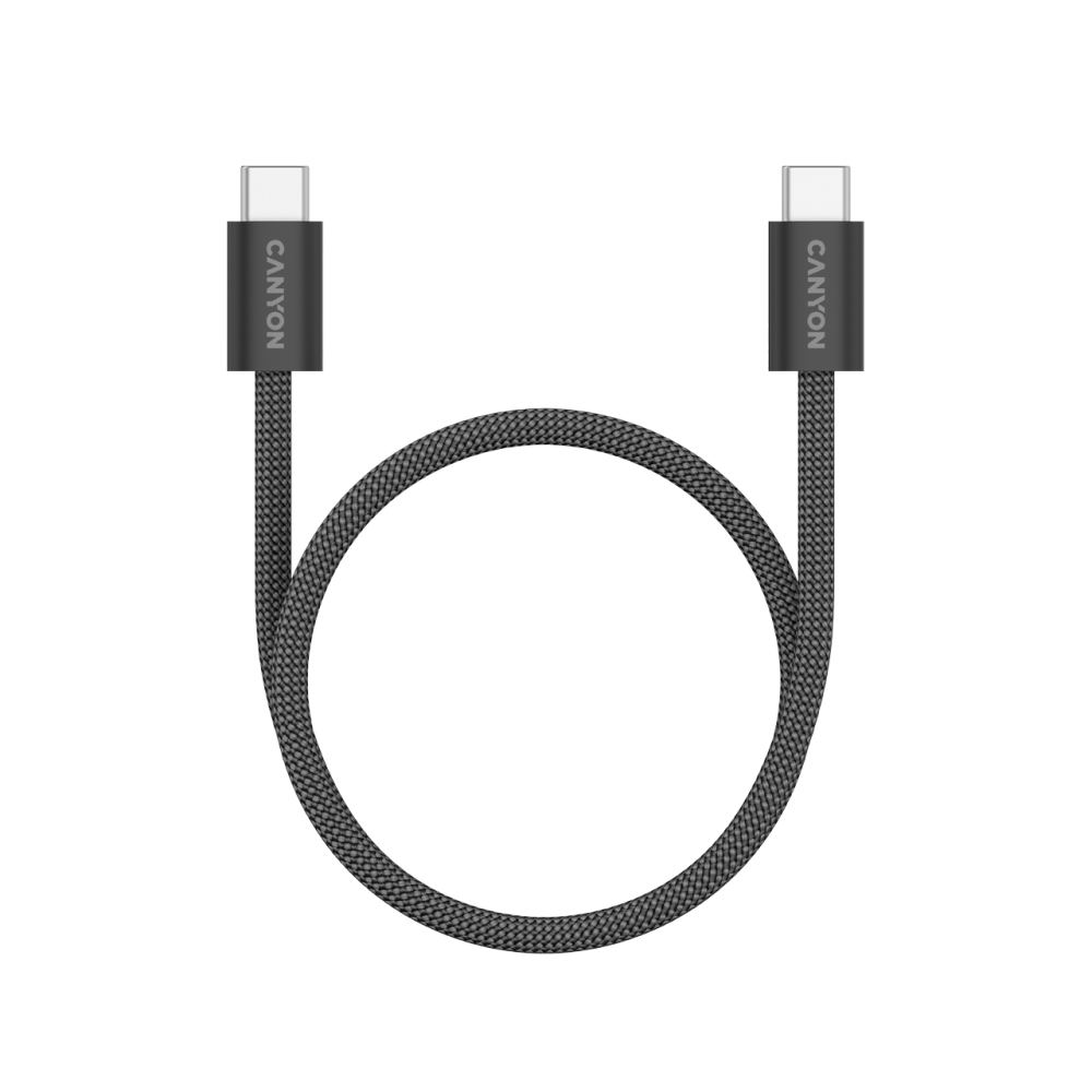 Kabel magnetyczny OnWire 60MG USB-C - USB-C 60W 1m Canyon 60MG czarny