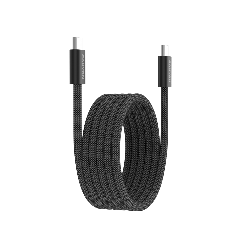 Kabel magnetyczny OnWire 60MG USB-C - USB-C 60W 1m Canyon 60MG czarny