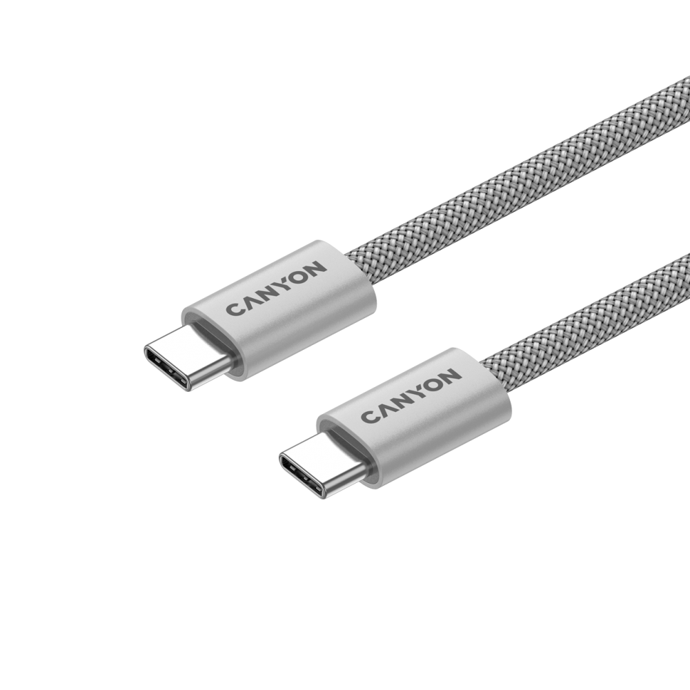 Kabel magnetyczny OnWire 60MG USB-C - USB-C 60W 1m Canyon 60MG szary