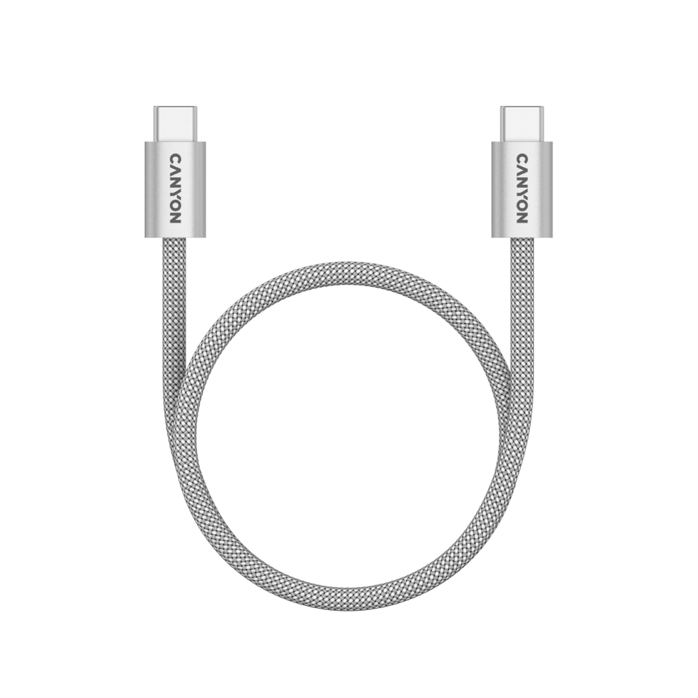 Kabel magnetyczny OnWire 60MG USB-C - USB-C 60W 1m Canyon 60MG szary