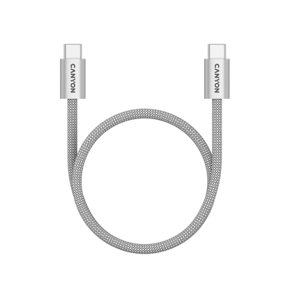 Kabel magnetyczny OnWire 60MG USB-C - USB-C 60W 1m Canyon 60MG szary