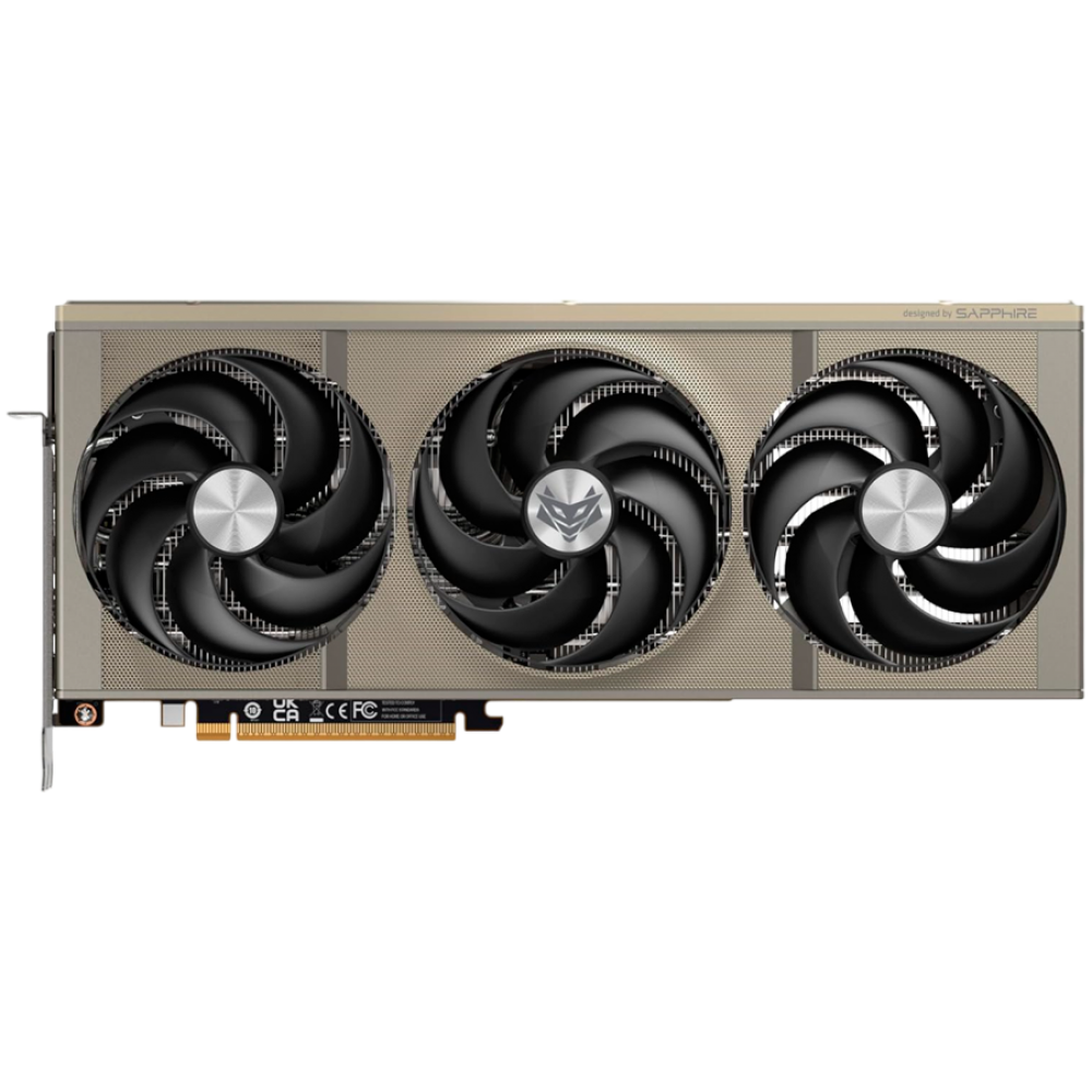AMD Radeon RX 9070 GPU 16GB GDDR6 PCIe 5.0 Triple Fan Design