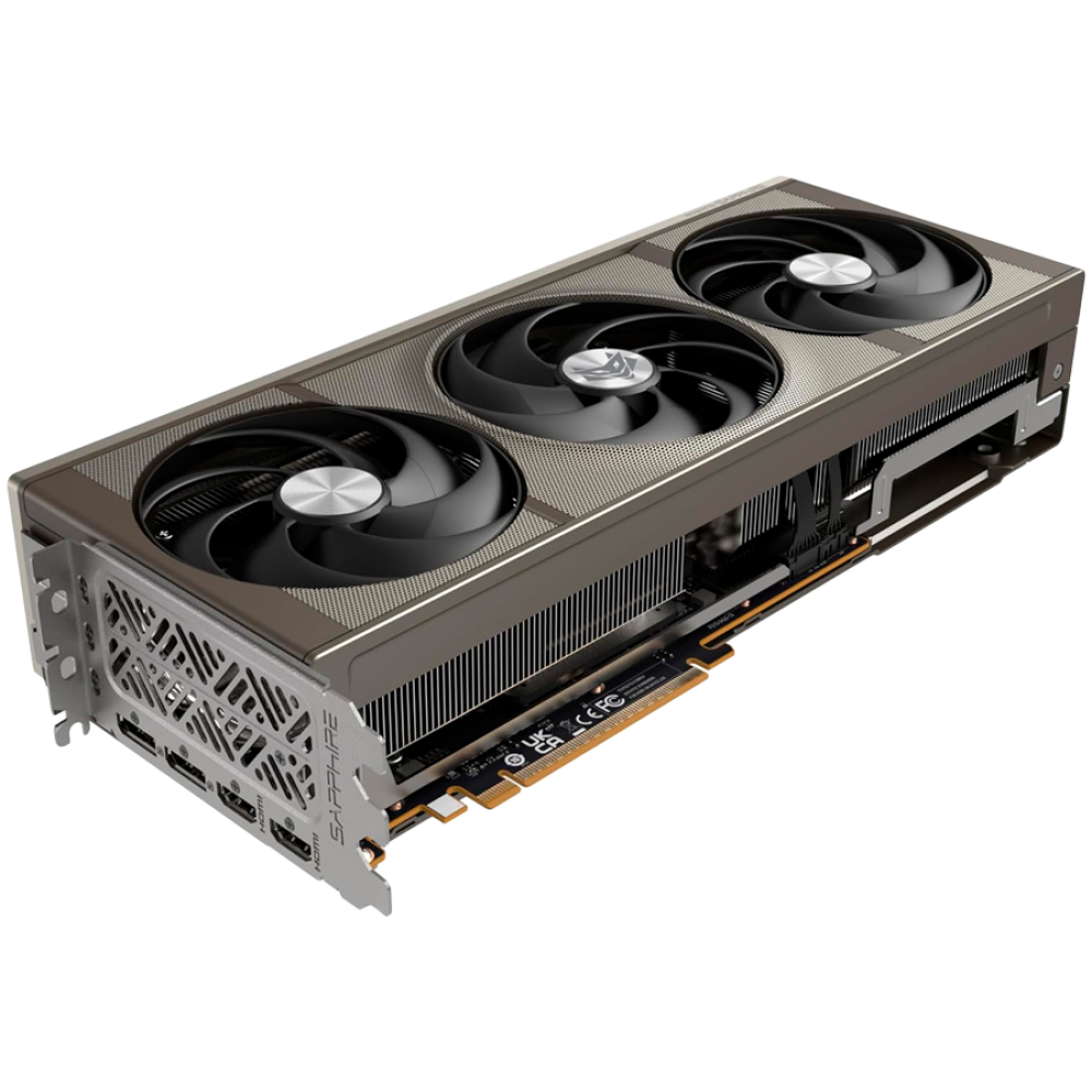 AMD Radeon RX 9070 GPU 16GB GDDR6 PCIe 5.0 Triple Fan Design