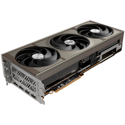 AMD Radeon RX 9070 GPU 16GB GDDR6 PCIe 5.0 Triple Fan Design