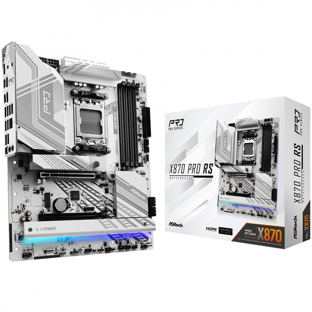 Mainboard ASROCK X870 Pro RS Sockel AM5 DDR5 256 GB ATX