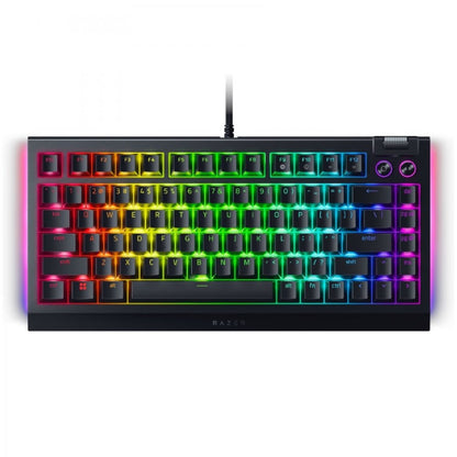 Razer BlackWidow V4 75% Gaming-Tastatur US-Layout Chroma RGB Hot-Swap-fähig