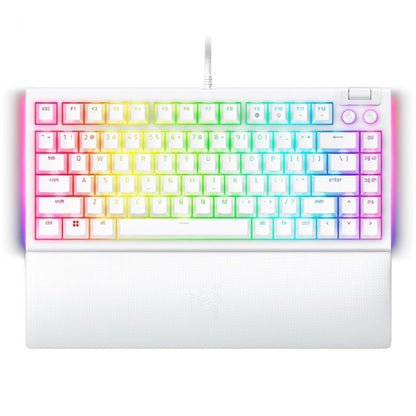 RAZER Gaming-Tastatur kabelgebunden BlackWidow V4 75% Weiß US