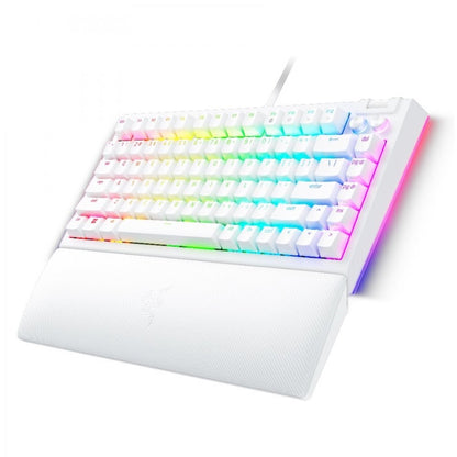 RAZER Gaming-Tastatur kabelgebunden BlackWidow V4 75% Weiß US