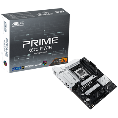 ASUS PRIME X870 P WIFI ATX Motherboard for AMD Ryzen 7000 Processors Black