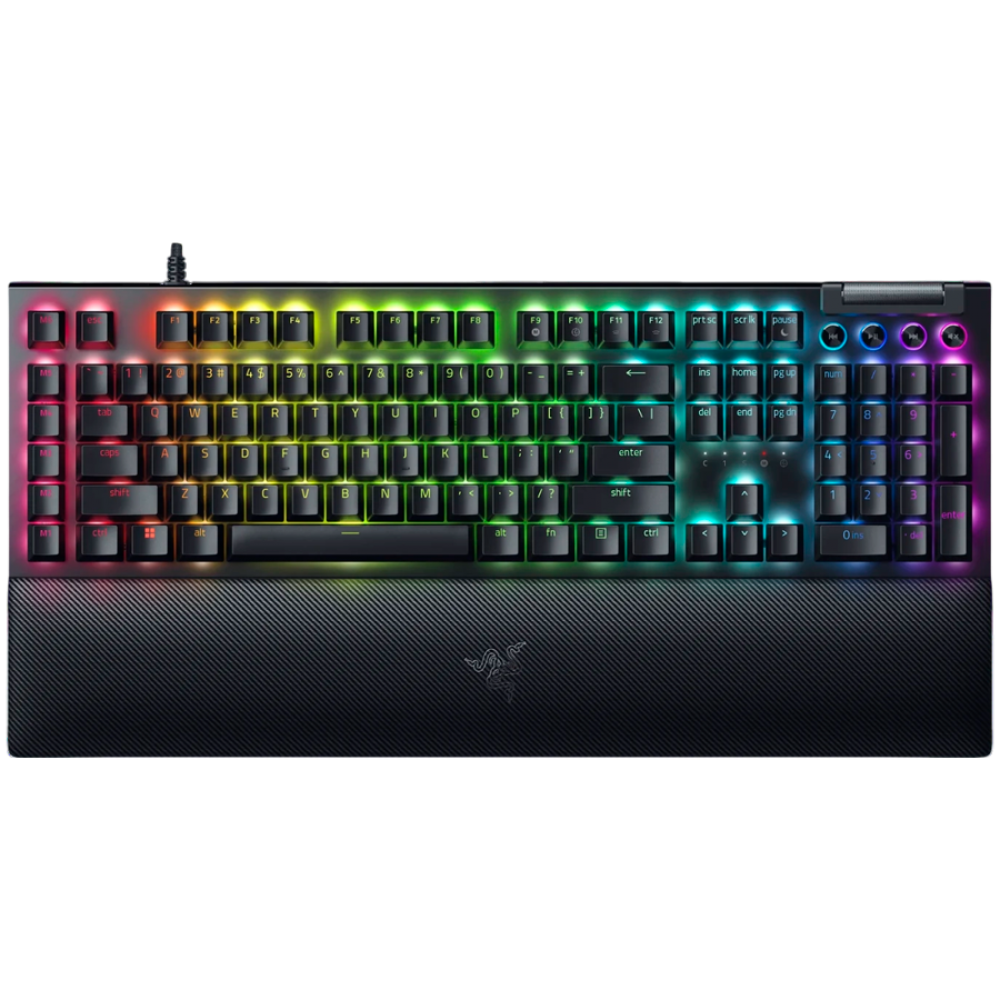 RAZER BlackWidow V4 Gaming-Tastatur Yellow Switch US-Layout