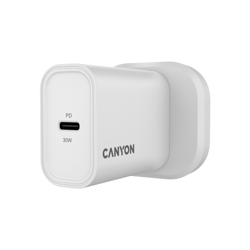 Ładowarka 30W 1xPD Canyon 30CL do urządzeń mobilnych biały