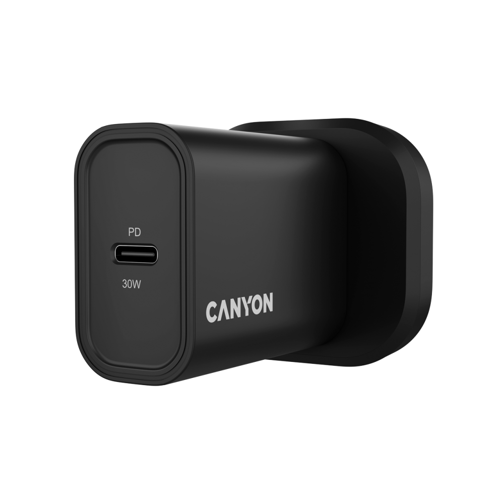 Ładowarka 30W 1xPD Canyon 30CL czarna do telefonu