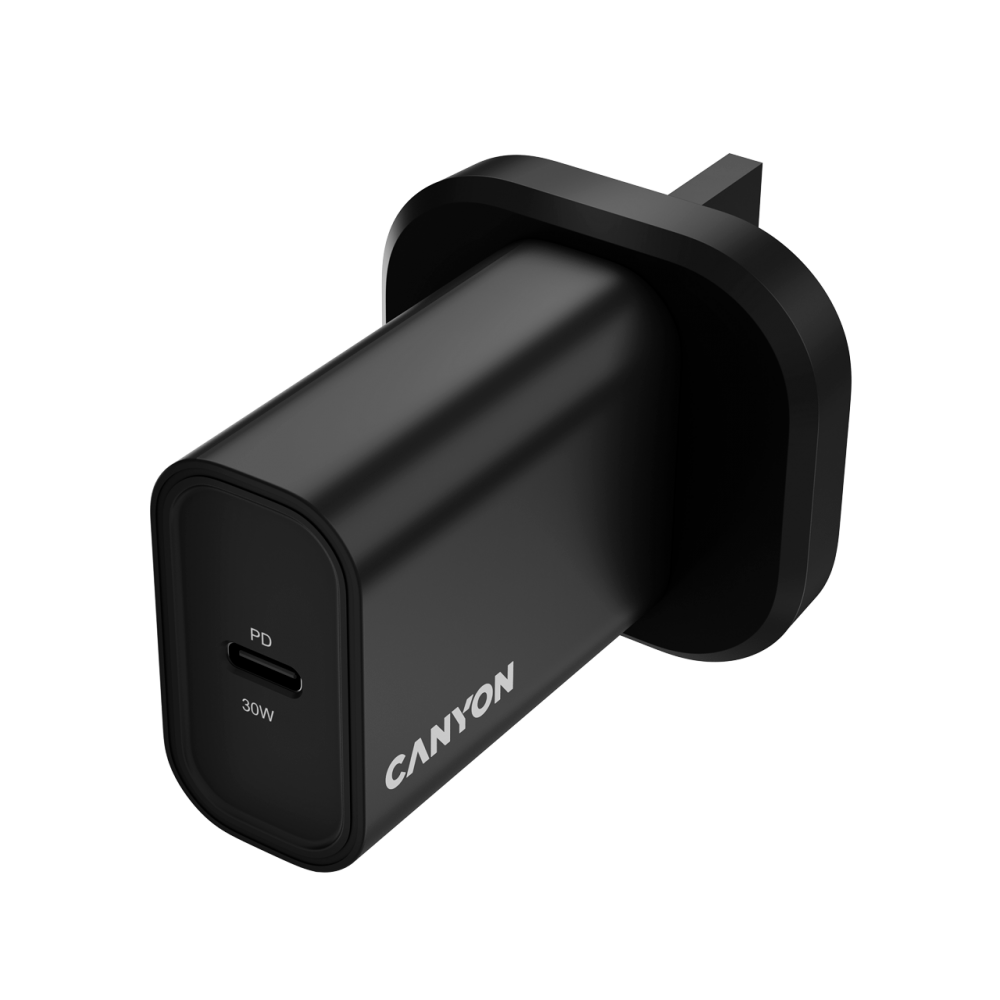 Ładowarka 30W 1xPD Canyon 30CL czarna do telefonu