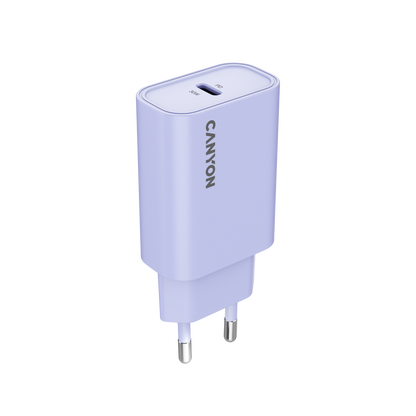 Ładowarka sieciowa 30W 1xPD EU Canyon OnCharge 30CL fioletowy