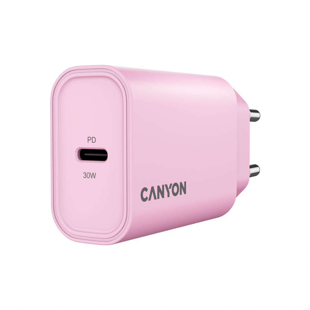 30W 1xPD EU Canyon 30CL Ladegerät, pink