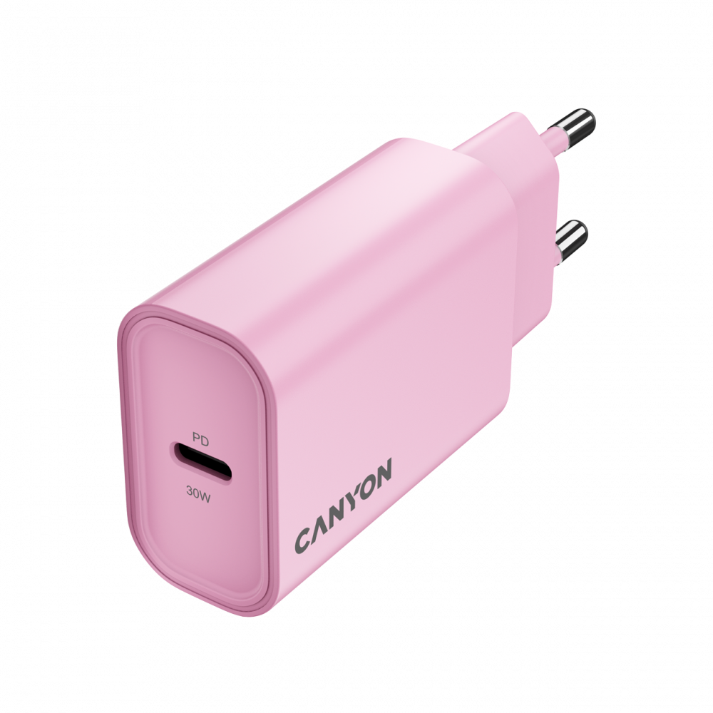30W 1xPD EU Canyon 30CL Ladegerät, pink
