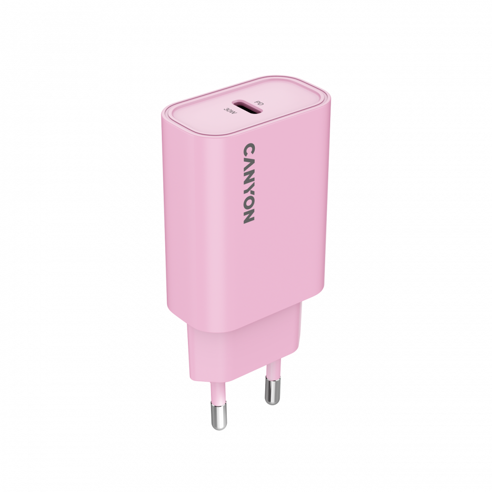30W 1xPD EU Canyon 30CL Ladegerät, pink