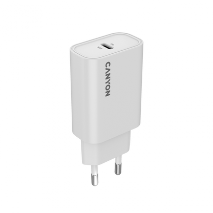 Ładowarka sieciowa 30W 1xPD Canyon 30CL biała