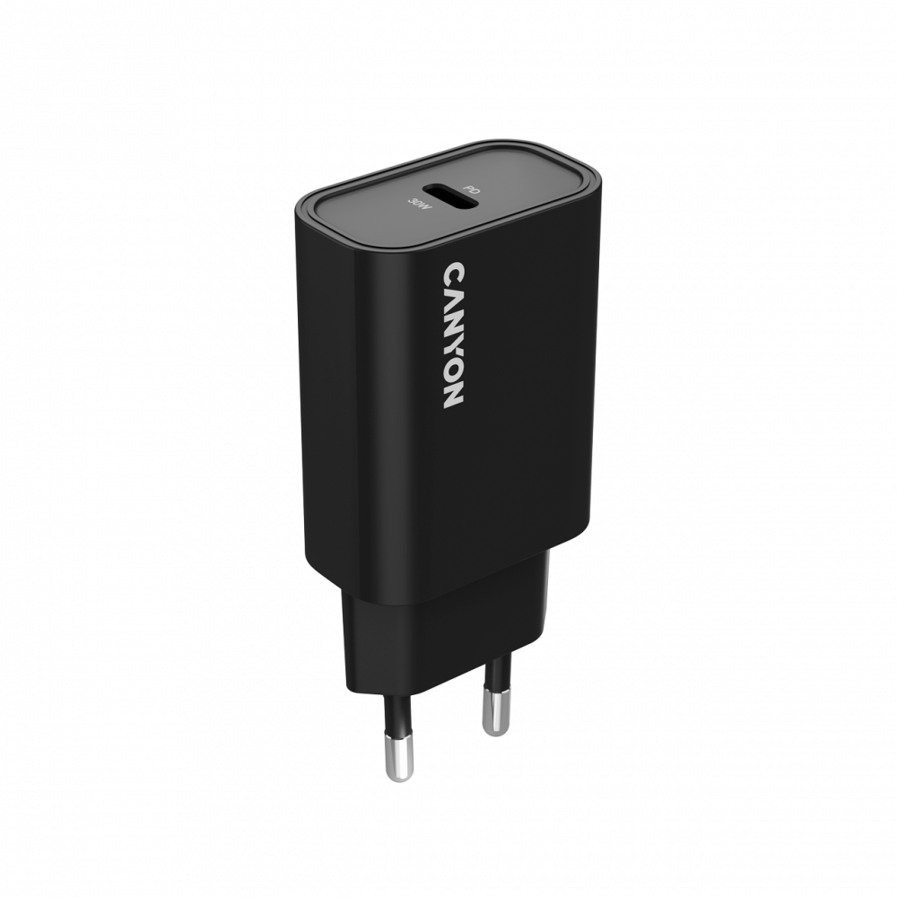 Ładowarka sieciowa 30W 1xPD EU Canyon 30CL czarny