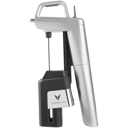 CORAVIN Timeless Six Plus System do przechowywania wina Srebrny