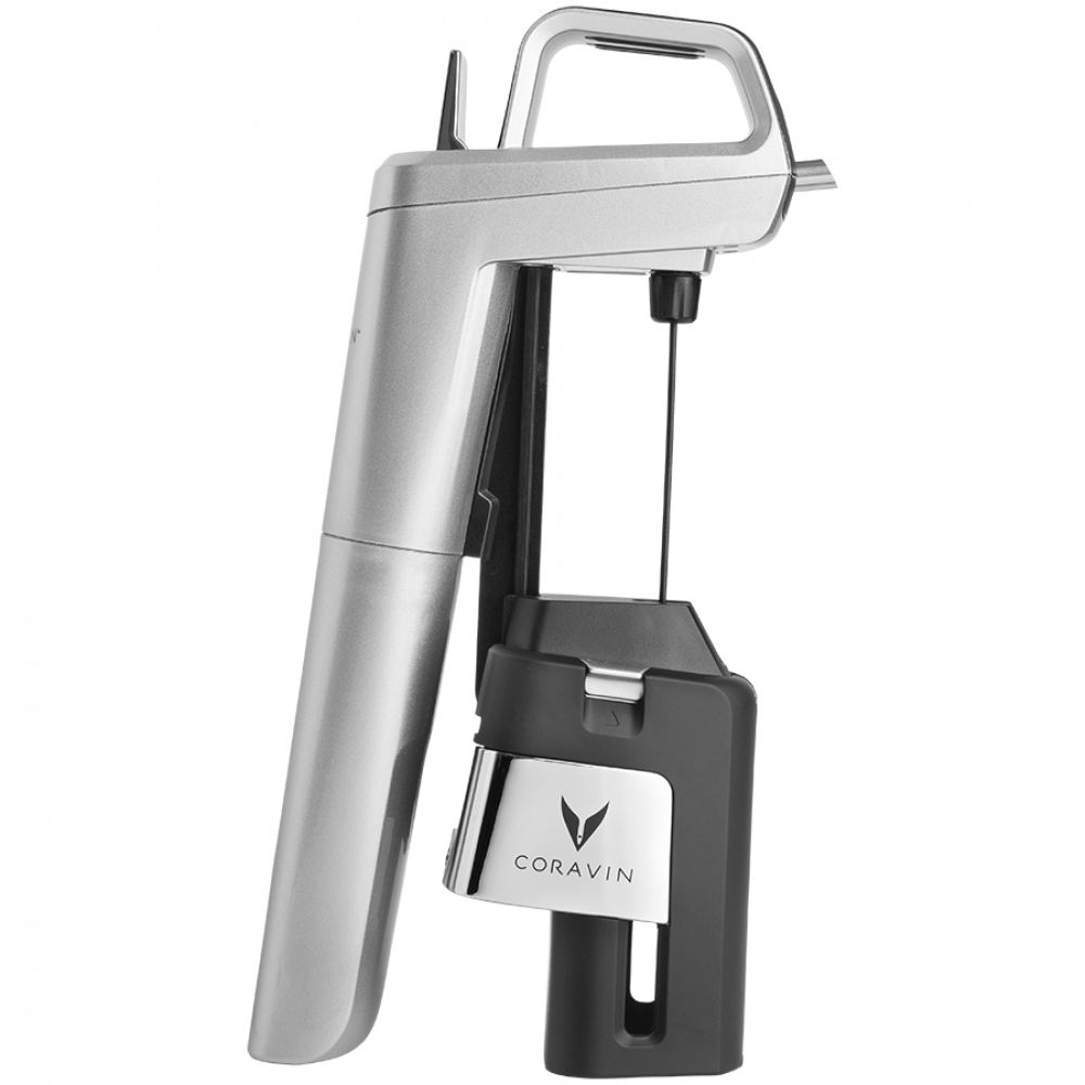 CORAVIN Timeless Six Plus System do przechowywania wina Srebrny