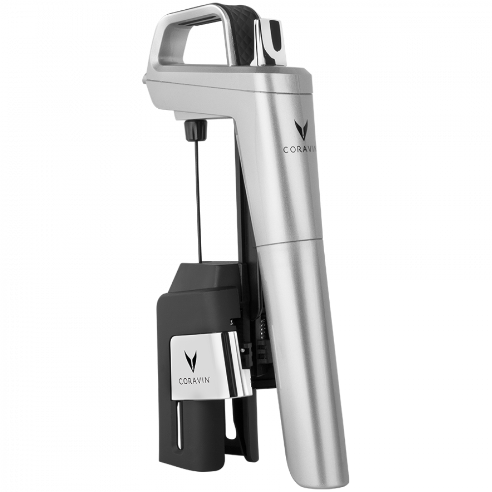 CORAVIN Timeless Six Plus System do przechowywania wina Srebrny