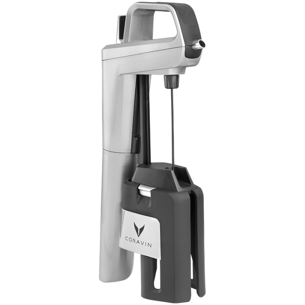 CORAVIN Timeless Six Plus System do przechowywania wina Srebrny