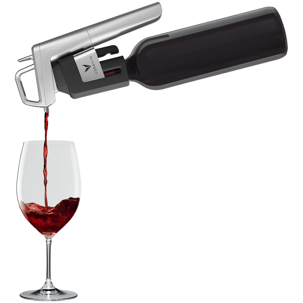 CORAVIN Timeless Six Plus System do przechowywania wina Srebrny