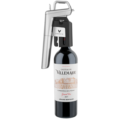 CORAVIN Timeless Six Plus System do przechowywania wina Srebrny