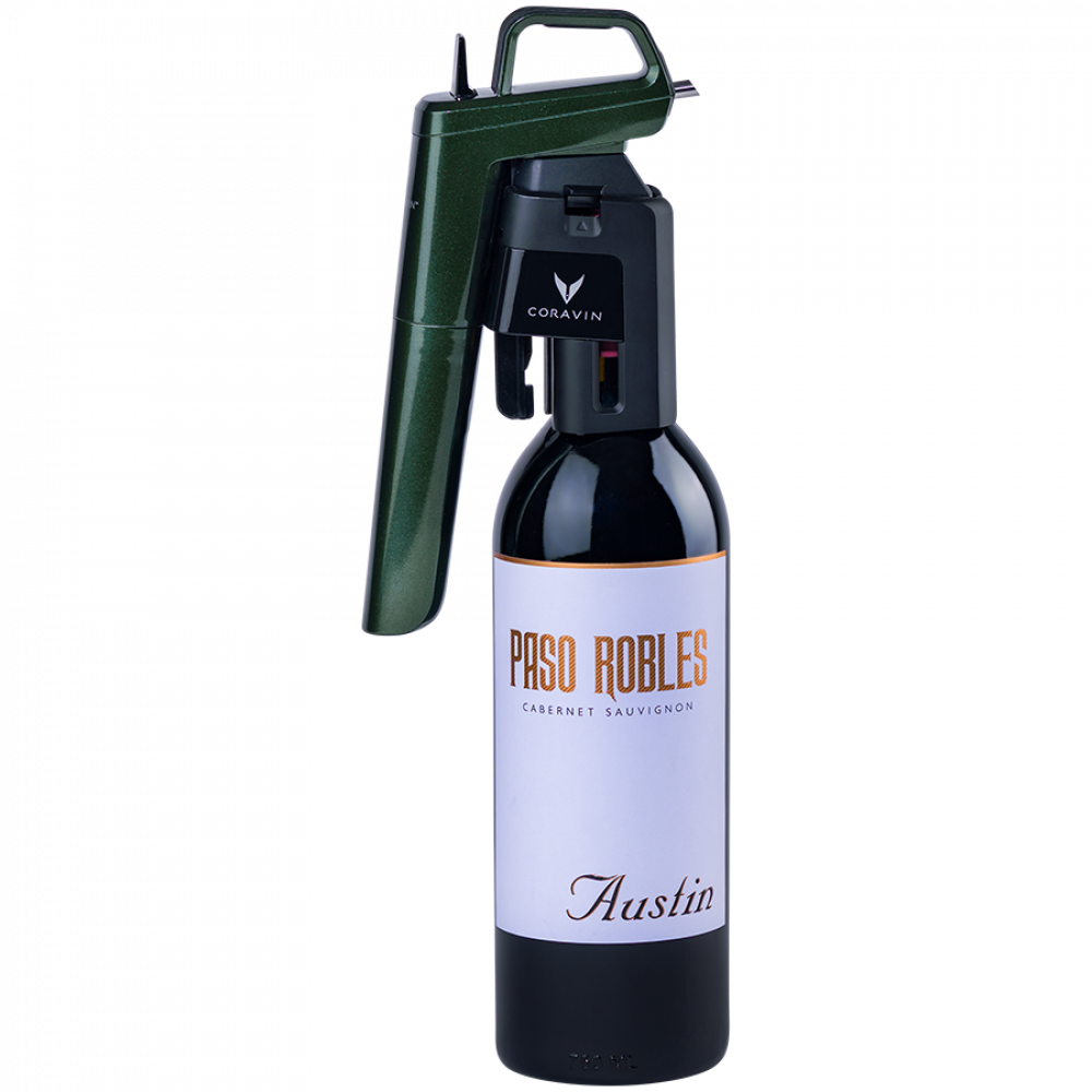 CORAVIN Timeless Six Plus System do przechowywania wina Zielony