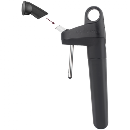 CORAVIN Pivot Aerator do przechowywania wina Czarny
