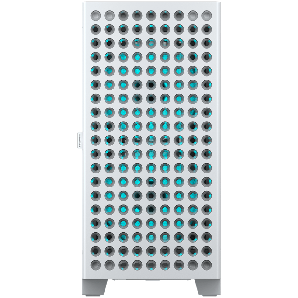 PC-Gehäuse COUGAR AIRFACE ECO RGB Midi-Tower weiß