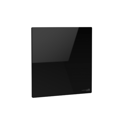 AENO Quadro Grzejnik Ścienny 500W 50x50 cm Czarny Szkło Hartowane