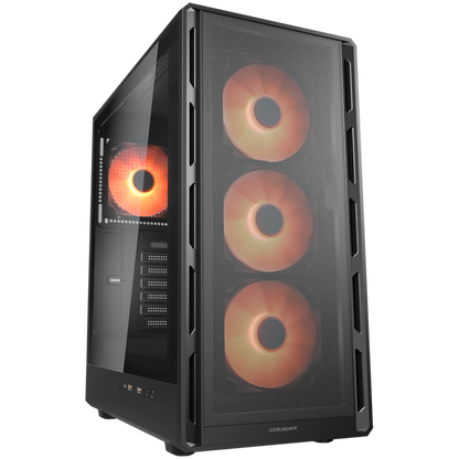 PC-Gehäuse COUGAR AIRFACE PURE PRO Midi Tower RGB schwarz