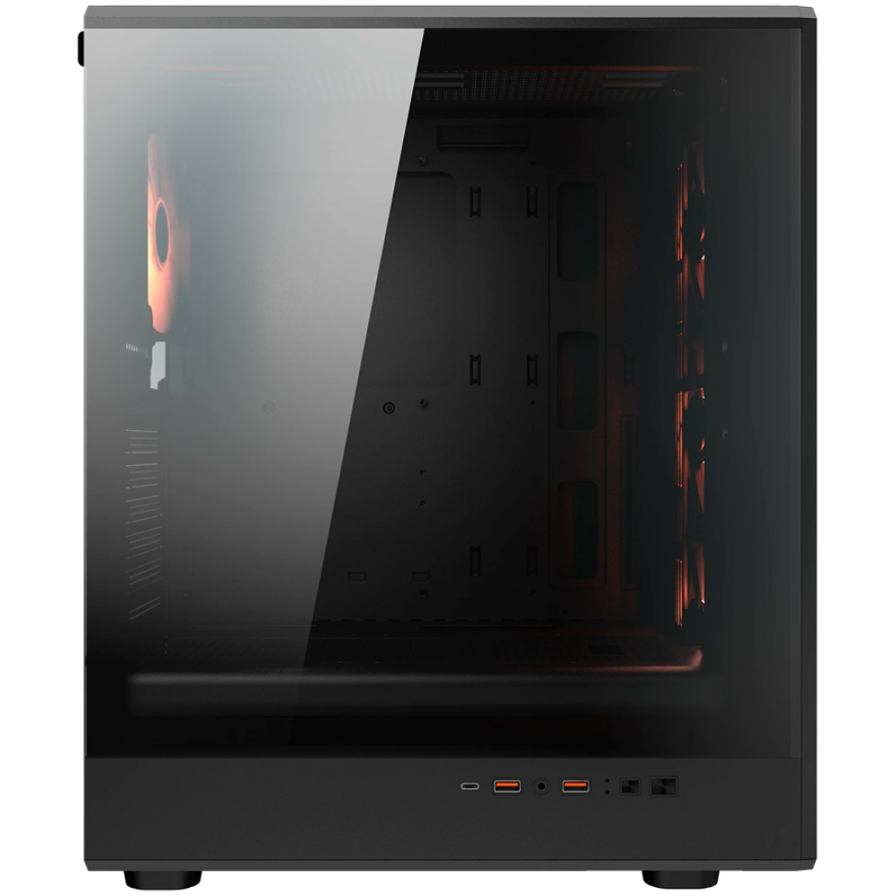 PC-Gehäuse COUGAR AIRFACE PURE PRO Midi Tower RGB schwarz