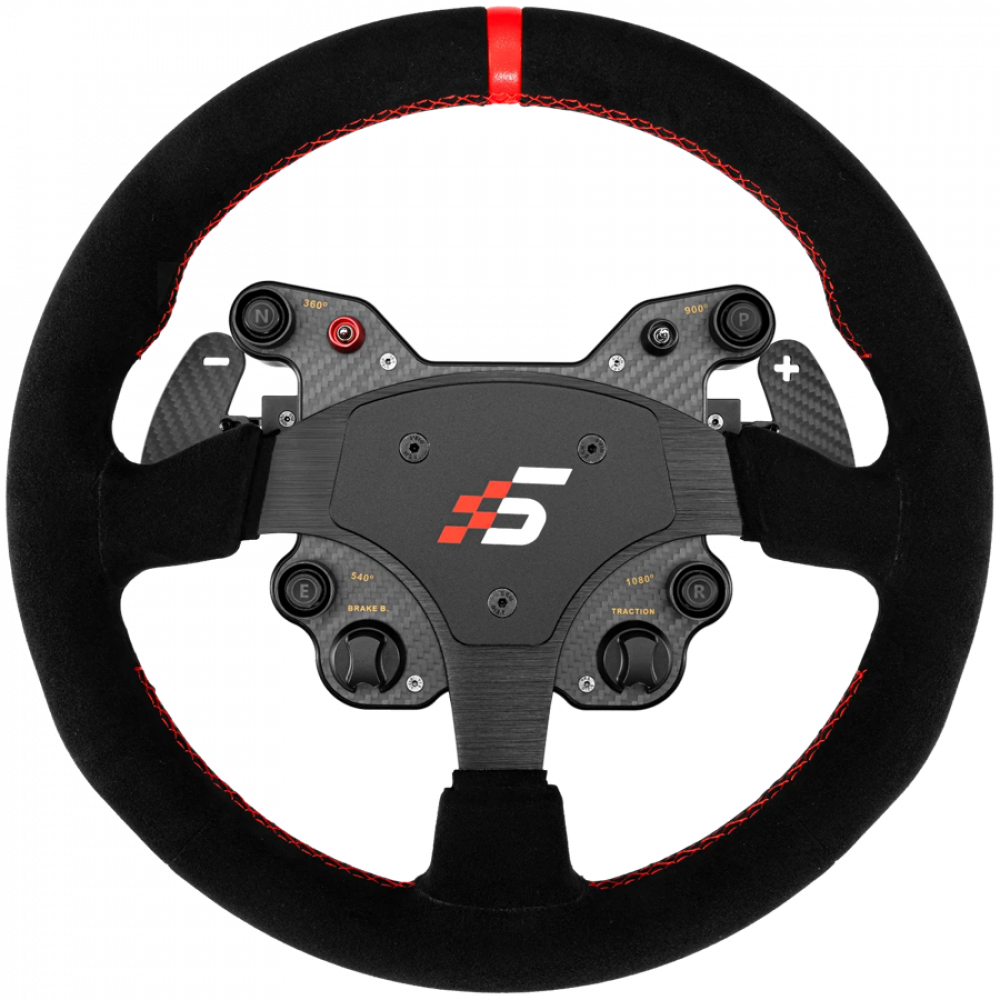 SIMAGIC Lenkrad GT1 330mm R Typ QR70 Wildleder magnetische Schaltwippen S210