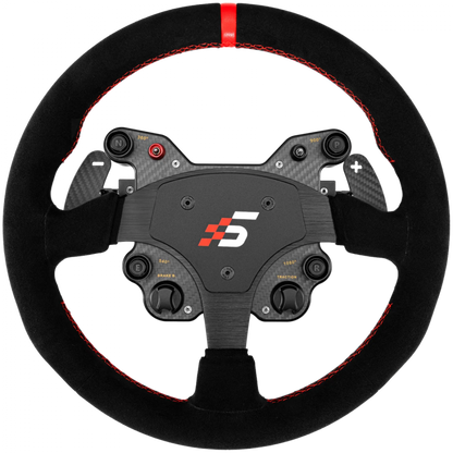 SIMAGIC Lenkrad GT1 330mm R Typ QR70 Wildleder magnetische Schaltwippen S210