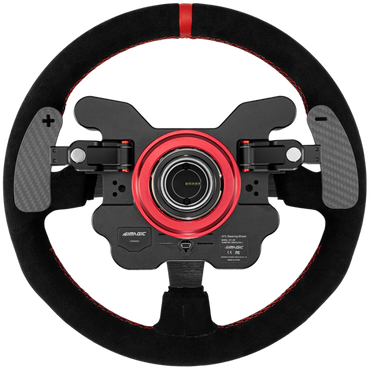 SIMAGIC Lenkrad GT1 330mm R Typ QR70 Wildleder magnetische Schaltwippen S210
