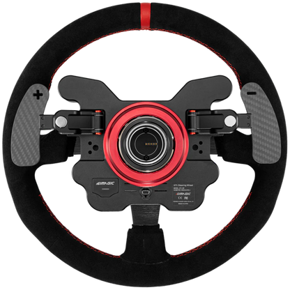 SIMAGIC Lenkrad GT1 330mm R Typ QR70 Wildleder magnetische Schaltwippen S210