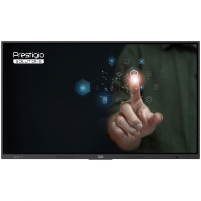 PRESTIGIO SOLUTIONS Multiboard 65" UHD 4K, Android 13, Dual Wi-Fi