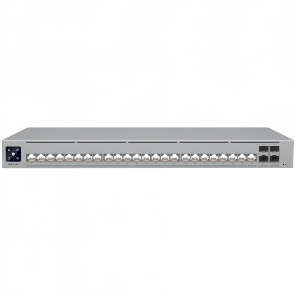 Switch Ubiquiti USW PRO HD 24 POE 28 Ports Grau