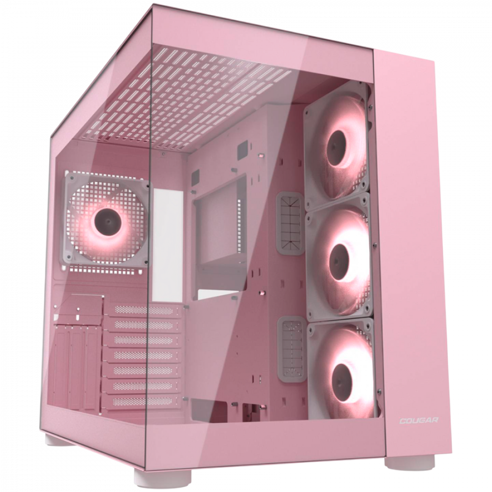 Mid-Tower-Gehäuse COUGAR FV150 RGB pink