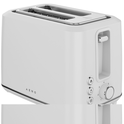 Toster AENO TS1, 7 poziomów, sterowanie mechaniczne, biały