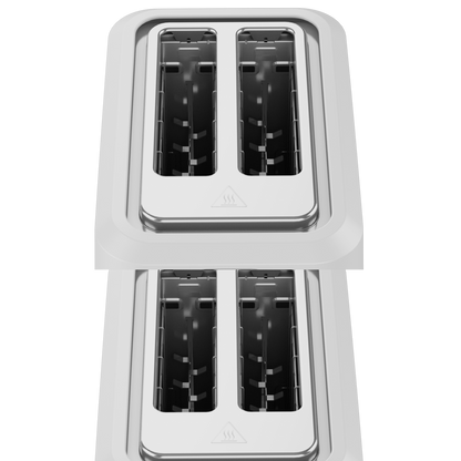 Toster AENO TS1, 7 poziomów, sterowanie mechaniczne, biały